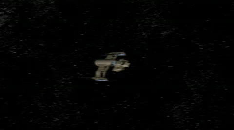 Starship Flyby 2 Stock Footage 763517