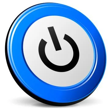 Start 3d icon Stock Illustration