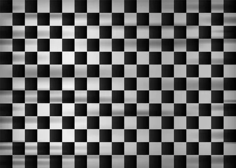 Start and Finish flag realistic flag. Vector illustration. Stock Illustration