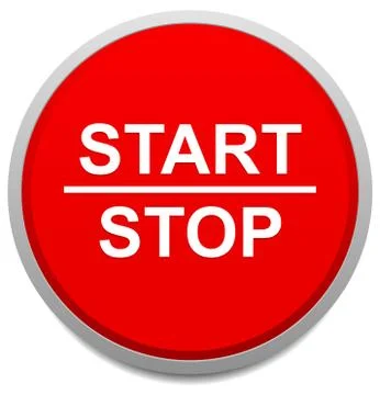 Start and stop button Stockillustratie
