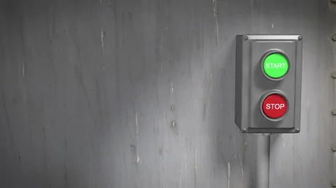 Start and Stop Buttons (Loop) Stock Footage 41060793
