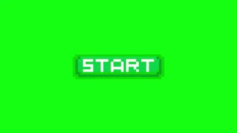 Start animation on green background Vidéo 329818934