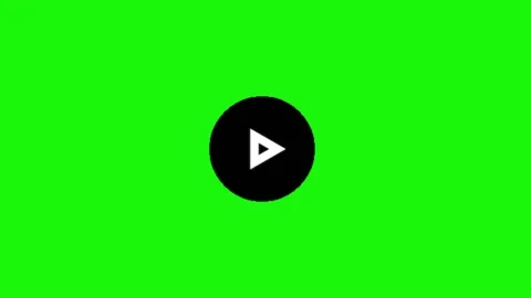 Start animation on green screen Video stock 334772762