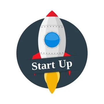 Start Up Banner 스톡 일러스트
