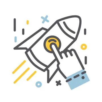 Start up business concept Stock Illustration