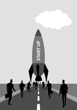 Start up business concept Stock Illustration