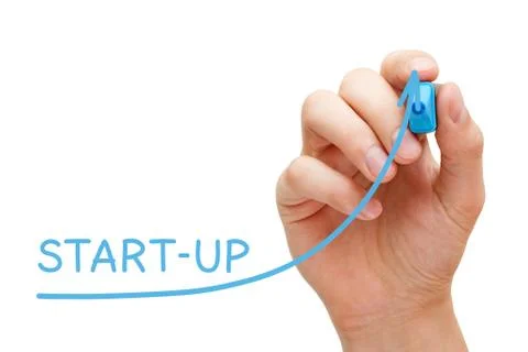 Start-up Business Graph Concept 스톡 사진