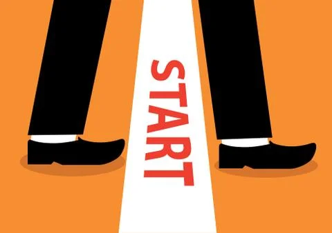 Start business Stock Illustration