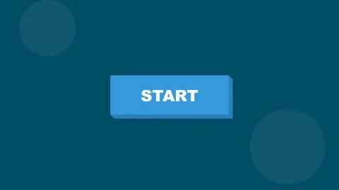 Start button on blue background. Stock Footage 337047197