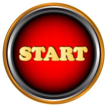 Start button Stock Illustration