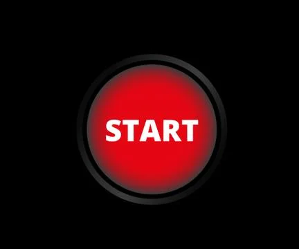 Start button Illustrazione stock