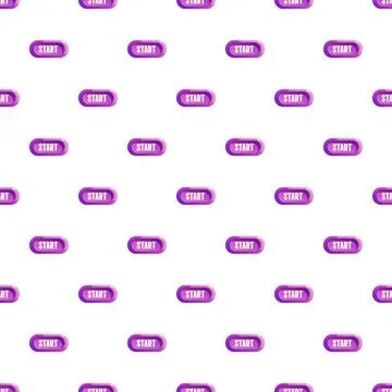 Start button pattern for game interface design Illustrazione stock