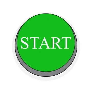 Start button. Vector illustration Stockillustratie