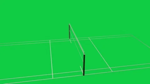 On start camera advancing rotating toward wireframe net, showing post joints on Stock Footage 339724976