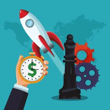 Start up company Stock Illustration
