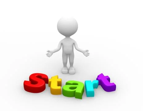 Start concept Illustrazione stock