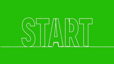 Start countdown animation continuous single one line art numbers video Video stock 313388577