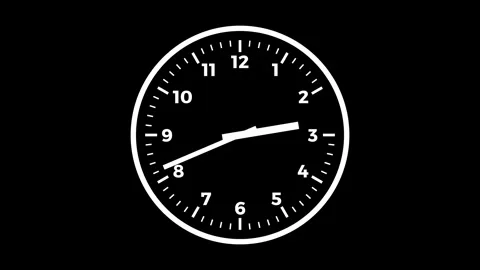 Start of daylight saving time in March with clocks moving forward from 2 am.. Stock Footage 266393764