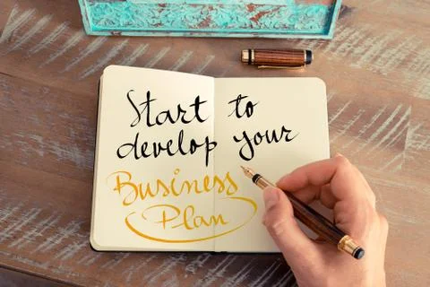 Start To Develop Your Business Plan Stock Photos