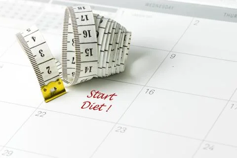 Start diet Stock Photos