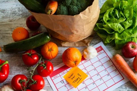 Start Diet Today Stock Photos