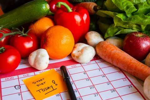 Start Diet Today Stock Photos