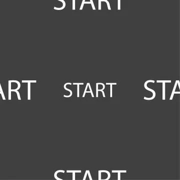 Start engine sign icon. Seamless pattern on a gray background. 스톡 일러스트