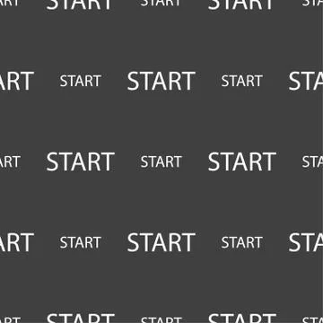 Start engine sign icon. Seamless pattern on a gray background. 스톡 일러스트