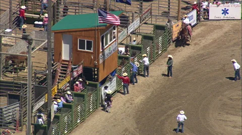 Start Of Ennis Rodeo Stock Footage 65438026