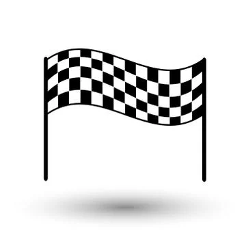 Start flag, checkered flag, finish flag Stock Illustration