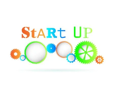 Start Up Gears Stock Illustration