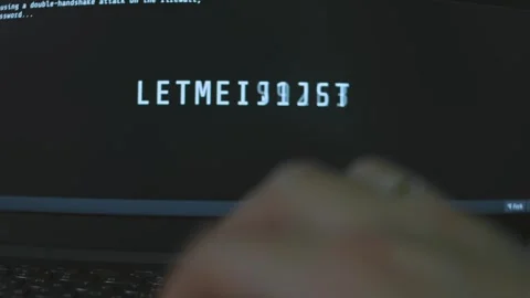 Start Hacking option on computer screen, Access Granted Stock Footage 304830860