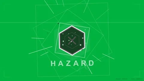 On start hex expanding, lines rotating, wireframes intersecting, revealing Stock Footage 333972225