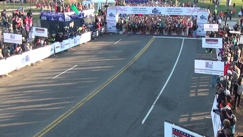 START - HIGH ANGLE, TEN MILE RUN, BEST Stock-Footage 170388619