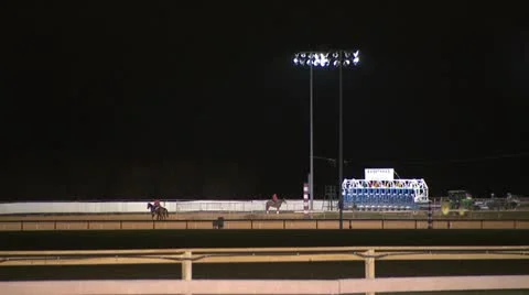 Start of Horse Race Stock Footage 20974534