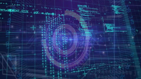 At start HUD element decrementing from 60 to 14, code panels sliding, Stock Footage 311664160