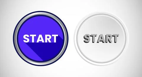 Start icon power button design illustration Stock Illustration