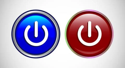 Start icon power button design illustration Stock Illustration