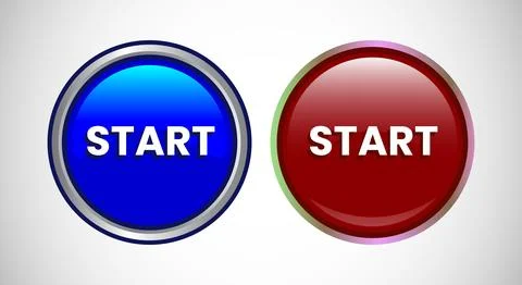 Start icon power button design illustration Stock Illustration