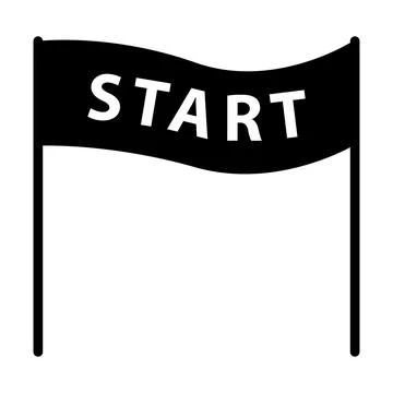 Start icon vector for graphic design, logo, website, social media, mobile app イラスト素材