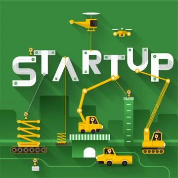 Start Up Stock Illustration
