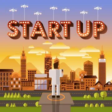 Start Up Stock Illustration