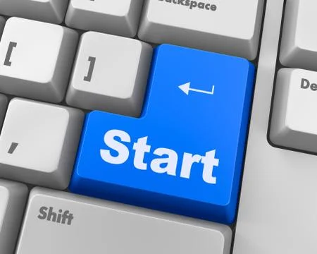 Start Stock Illustration