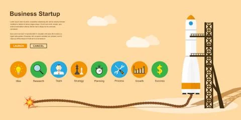 Start up Stock Illustration