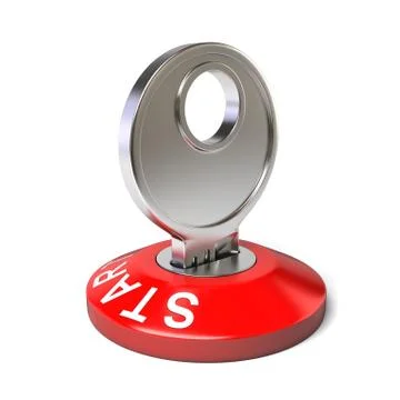 Start key Stock Illustration