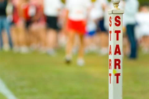 The start line Stock Photos