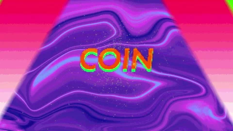 On start loading bar filling in swirl backdrop logo glitching tunnel forming Stock Footage 311450352
