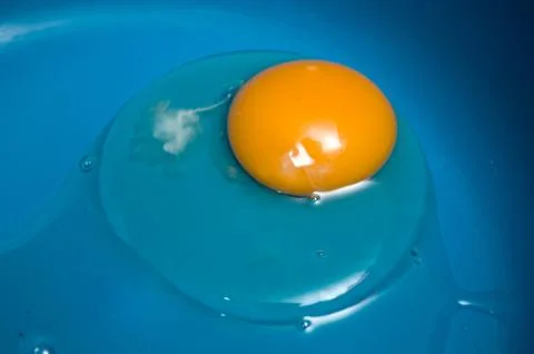 Start making pancakes, first breaking eggs Stock Photos