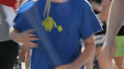 Start of Marathon Race Stock Footage 23060413