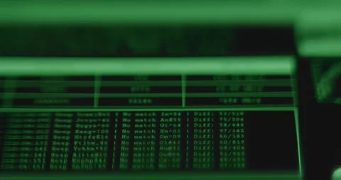 Start mining, command line interface of mining process Stock Footage 321754808